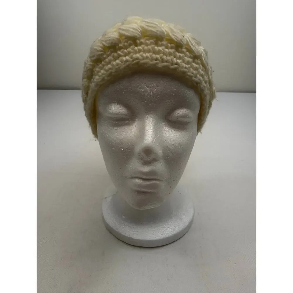 Vintage Kokonit‎ Beanie Ivory One Size